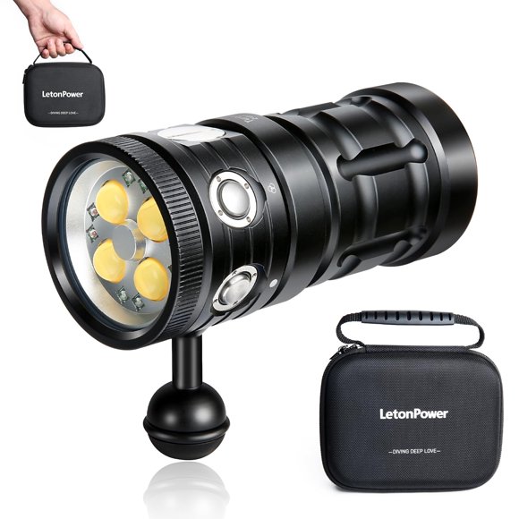 Linterna de buceo LetonPower Turbo SX 11000 lúmenes 100 m
