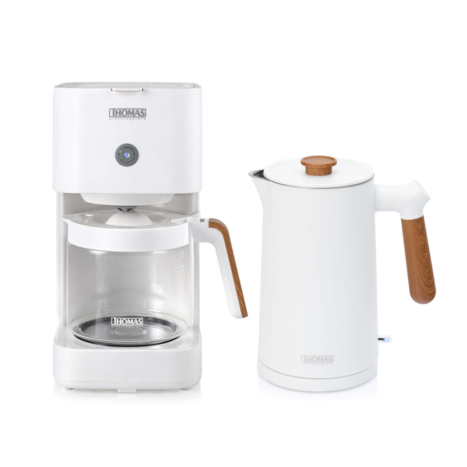 Thomas - Combo Hervidor Cool Touch Th-6250b + Cafetera De Filtro Th-134b