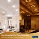 thumbnail image 2 of Luz LED Empotrada de Techo Amico 6in 5CCT Luz Nocturna 12W 110V, 2 of 6