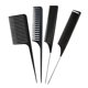 thumbnail image 1 of Peine Para El Cabello Que Resalta El Tejido Profesional, Peine Para Peinar El Cabello, Negro, 1 of 5
