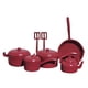 thumbnail image 2 of 1/12 Miniatura De Utensilios De Cocina Simulación Ornamento Juego De Simulación Accesorios De Cocina Rojo, 2 of 5