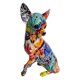 thumbnail image 4 of Estatua De Perro Colorida Estatuilla De Animal Artesanía Decoración Del Hogar Graffiti Chihuahua, 4 of 5