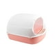 thumbnail image 1 of Caja De Arena Para Gatos Completamente Cerrada Para Animales Pequeños Conejo Orinal Desmontable Inodoro Base Rosa, 1 of 5