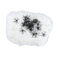 Bothyi - Decoraciones De Halloween Telaraña Telarañas Elásticas Para Patio Casa Encantada 60 G 30 Arañas Falsas