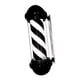 thumbnail image 5 of Luz de poste de barbero Rayas giratorias Luz giratoria Peluquería clásica Letreros abiertos Peluquería Novedad Iluminación Decoración Letrero de barbe, 5 of 5