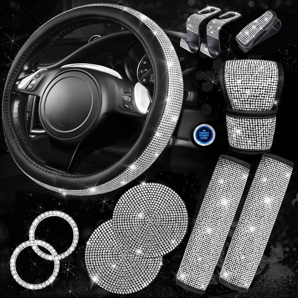 Accesorios Auto CAR PASS 11 Piezas Bling Volante 38 cm