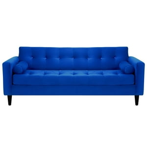 Bodevir - Sofa Retro 3Cg Felpa 00 Azul Rey