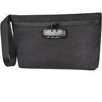 Xusx111 - Bolsas A Prueba De Olor Con Cierre De Combinación, Envase De Bolsa A Prueba De Olor Forrado Para Almacenamiento De Viajes (11.8 ""X7.88"", Negro)