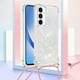 thumbnail image 5 of Funda FOXDOCK para Samsung Galaxy A55 con Cuerda Ajustable, Brillo Líquido, Protección Antigolpes y Lente – Ideal para Regalo, 5 of 6