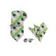 thumbnail image 1 of INSPIRE CHIC Conjunto de Corbata de Lunares para Hombre, Clip de Corbata, Gemelos, Pañuelo de Bolsillo para Negocios y Bodas Verde, 1 of 6