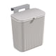 thumbnail image 3 of Cubo De Basura Colgante Para Cocina Con Tapa, Cubo De Basura Para Baño, Dormitorio, Hogar, Gris, 3 of 5