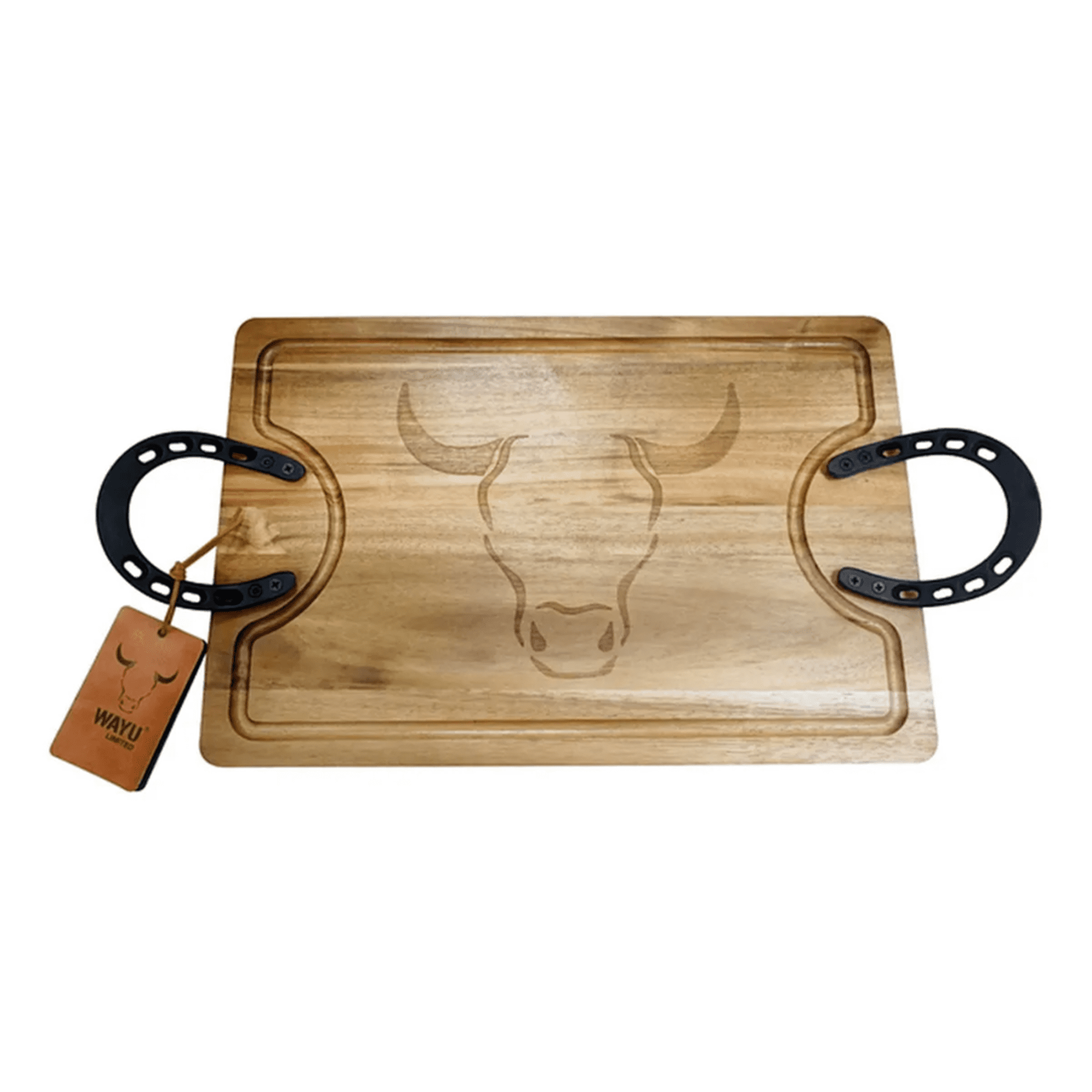 Genérico - Tabla Para Picar Carne Picadillos Madera Premium Wayu Large Color Marrón Liso