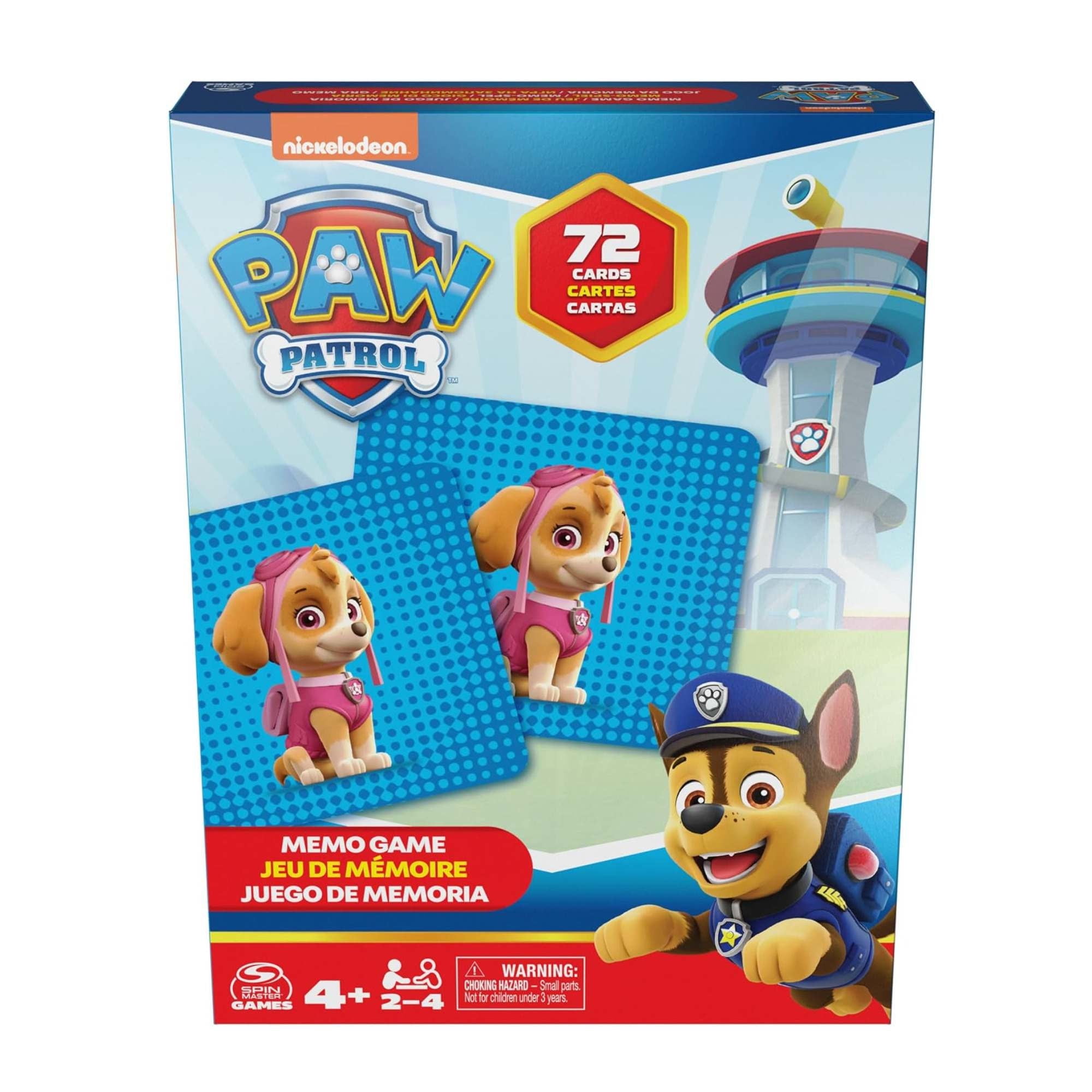 Paw Patrol - Juego Memorice 72 Piezas