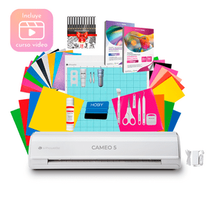 Kit Silhouette Cameo 5 Plotter De Corte + Cuchilla Adicional E Insumos