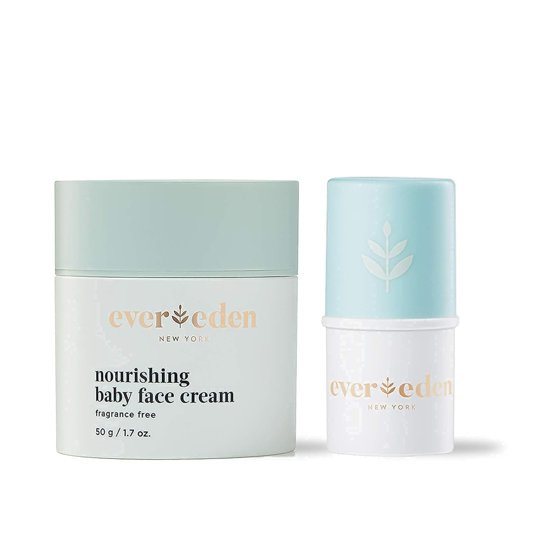 Crema Facial Y Bálsamo Labial Para Bebés Evereden Dry Relief 50 Ml Y 4 Ml