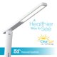 thumbnail image 2 of Lámpara de Trabajo OttLite con Carga Inalámbrica Qi y Puerto USB – Blanco, 2 of 9