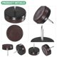 thumbnail image 2 of Uxcell Paquete de 40 Deslizadores para Muebles, Protectores de Clavos de 1.1" para Patas de Sillas para Pisos de Madera/ Mesa/ Silla/ Pisos de Madera [Marrón], 2 of 7