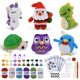thumbnail image 1 of Kit de ganchillo Tintinadv para principiantes con hilo Easy Peasy, 6 unidades, 1 of 7