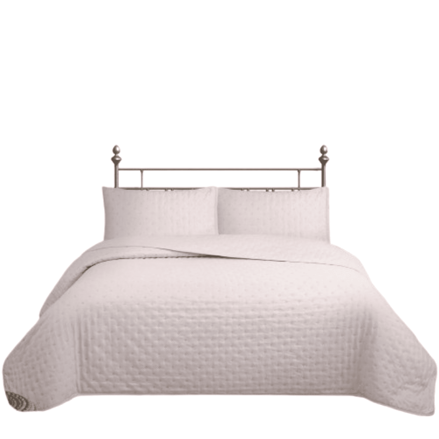 Genérico - Cubrecama Quilt Reversible 1 5 Plazas Color Rosa Delux Collection Martiné