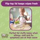 thumbnail image 5 of Toallitas nasales Saline Boogie para bebés y niños con vitamina E, 30 unidades, 5 of 6