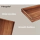 thumbnail image 2 of Set de 2 Bandejas para Servir Fibogollo de Madera de Acacia Marrón, 2 of 6