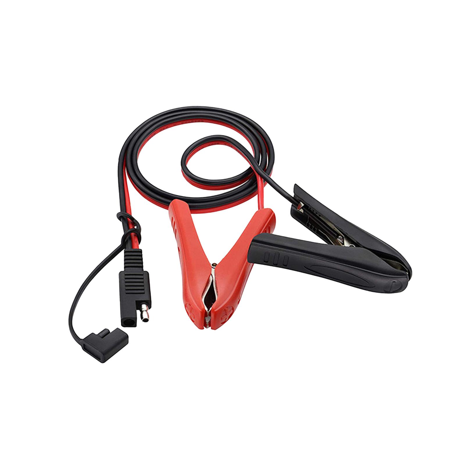 Ioensy - Cable Conector De Cable De Alimentación Sae A Clip De Cocodrilo Para Moto De Barco Automático