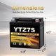 thumbnail image 2 of Batería para motocicleta Daakmax YTZ7S-BS 12V 7Ah AGM, 2 of 8