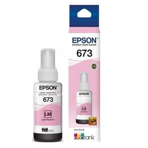 Epson - Botella De Tinta Modelo 673 / T673620 Color Magenta Claro