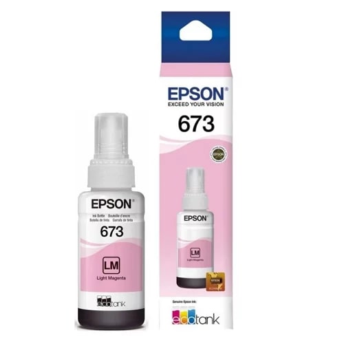 Epson - Botella De Tinta Modelo 673 / T673620 Color Magenta Claro