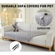 thumbnail image 2 of Manta Impermeable De La Cama Del Perro Con La Espalda Antideslizante Para El Sofá De La Cama De Los Muebles Para La Mayoría De Los Gatos Perros Mascotas (30x53in Gris Claro), 2 of 3