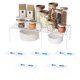 thumbnail image 1 of Estantería extensible DPZM 34‑58 cm L x 24 cm P x 14 cm, blanco, pack de 6, 1 of 6