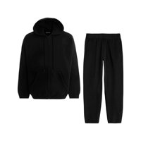 Snix - Conjunto Buzo De Colegio En Algodon Negro Talla S