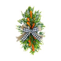 Bothyi - Enredadera Artificial De Pascua Linda Para Árbol Chimenea Arco Corona De Flores Artificiales Arco Zanahoria