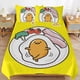 thumbnail image 1 of Juego De Ropa De Cama De Microfibra Con Funda Nórdica Gudetama Estampado 3d Ligero De 3 Piezas 1 Funda Nórdica Y 2 Fundas De Almohada Para Niños Y Niñas, 1 of 3