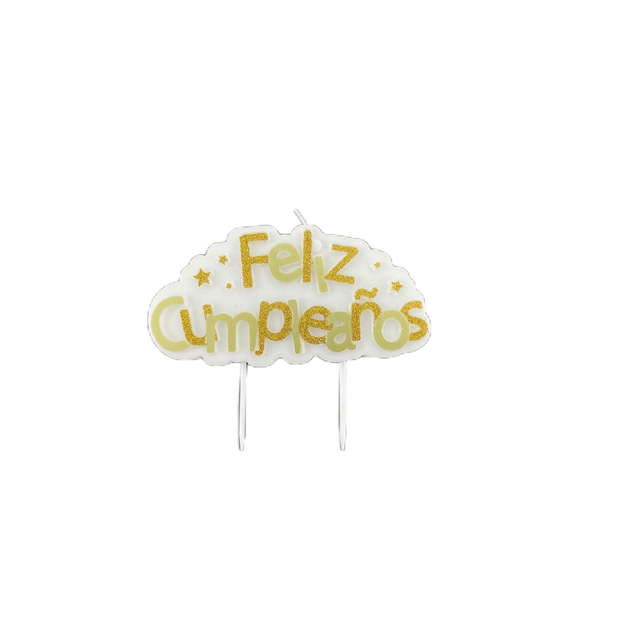 Vela Feliz Cumpleaños Dorado Way To Celebrate