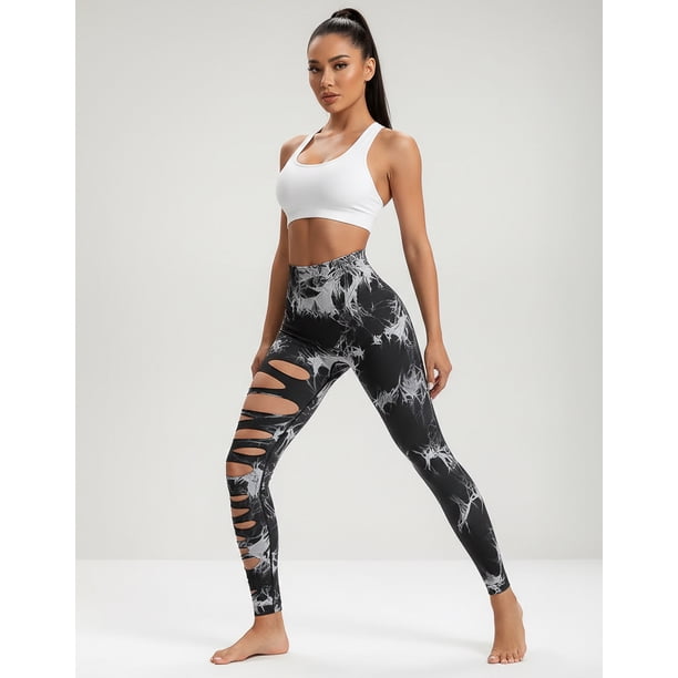 Leggings Mujer Deportivos Tie Dye Para Yoga