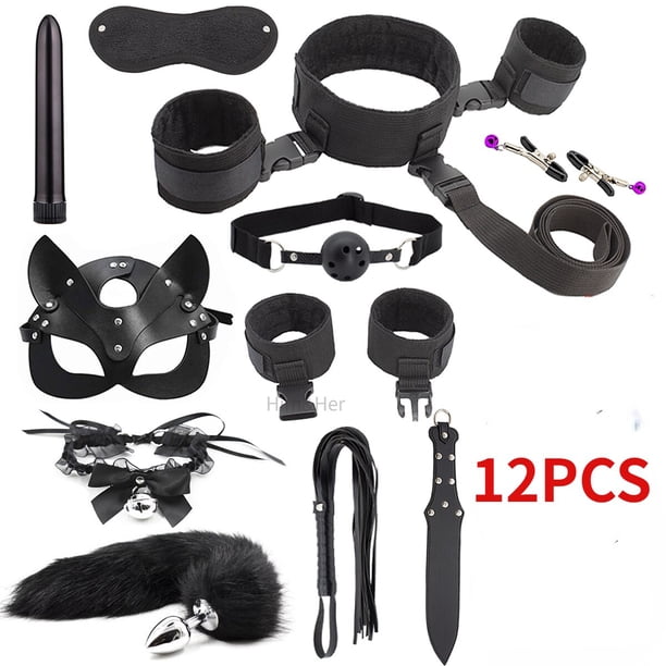 NEW BDSM Vibrator Sex Toys for Women Handcuffs For Session Anal Plug Vibrator Female Erotic Accessories Sexulaes Toys For Adults