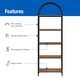 thumbnail image 2 of Biblioteca Mainstays 5 Estantes Metal y Madera, 2 of 3