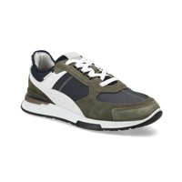Bullboxer Zapatillas Hombre Cuero Y Textil Rockhampton-0-55 Verde Verde 40