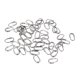 thumbnail image 3 of 50 unids anillos de división de acero inoxidable ovales aparejos de pesca se?uelo conectores 2 #, 3 of 3