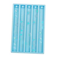 Magideal - Marcapáginas Fabricación De Resina Epoxi Fabricación De Resina Epoxi Llavero Decorativo Artesanía Marcapáginas Herramienta De Fundición De Silicona , 10 Cm X 14,7 Cm 10 Cm X 147 Cm