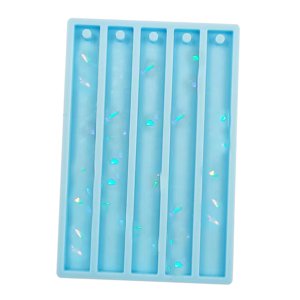 Magideal - Marcapáginas Fabricación De Resina Epoxi Fabricación De Resina Epoxi Llavero Decorativo Artesanía Marcapáginas Herramienta De Fundición De Silicona , 10 Cm X 14,7 Cm 10 Cm X 147 Cm