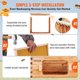 thumbnail image 5 of Caja para colmenas Beehive VEVOR, tamaño mediano, tamaño Super Bee, de 10 marcos, con ventanas, 5 of 9