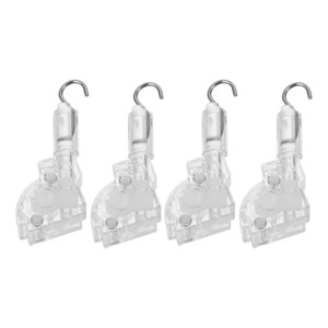 Magideal - 4 Varillas De Control De Inclinación Para Persianas, Varillas De Control De Inclinación Para Cocina, Riel Superior De 2,5 X 2,5 Cm, Para El Hogar Y La
