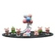 thumbnail image 1 of Juego De Figuras De Cerdo, Decoración Del Salpicadero Del Coche, Para Dormitorio, Oficina, Estantería, Juego De Globos, 1 of 3