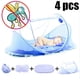 thumbnail image 4 of Mosquitera para cuna de bebé, cama plegable portátil, cuna de viaje de verano con mosquitera, cuna para bebé recién nacido, 4 of 8