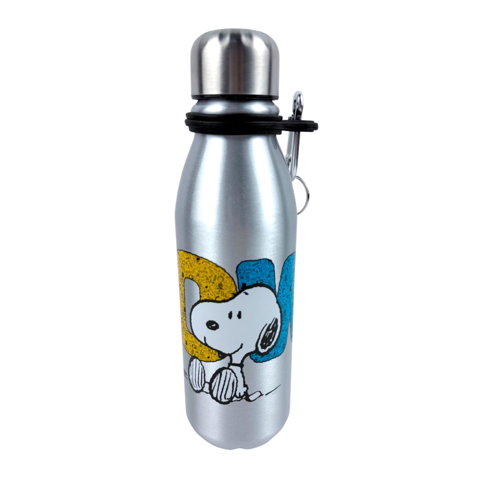 Botella Metalica 1 Pieza Acero Snoopy