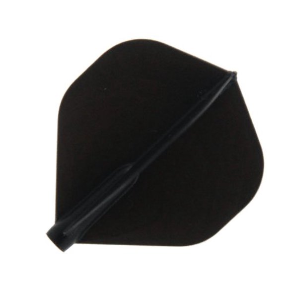 Alas de dardo COSMO DARTS Standard, paquete de 6, color negro