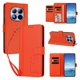 thumbnail image 2 of Funda Cartera Trébol para Xiaomi Poco M8 Pro 5G con Ranuras Tarjetas y Carga Inalámbrica Naranja, 2 of 6