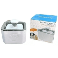Genérico - Fuente Dispensador De Agua Cuadrada 2.5 L Para Mascotas